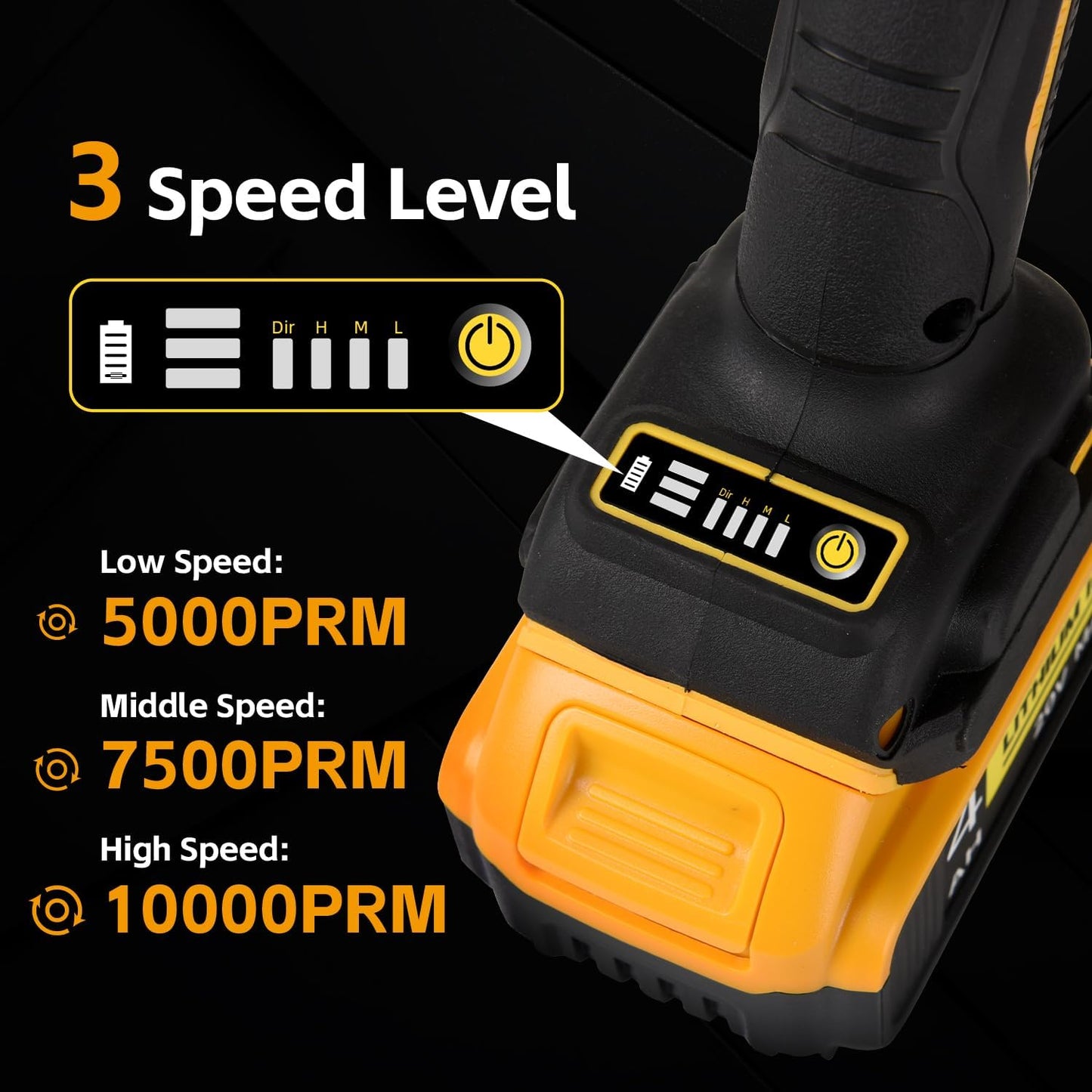 Angle Grinder Compatible with Dewalt 20V Max Battery(NO Battery) Cordless Angle Grinder.4-1/2 Blades Brushless Grinder for Cutting. Griding. Polishing(10000RPM) Battery Powered Angle Grinder