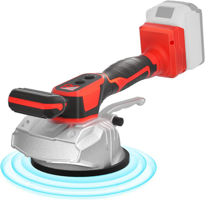 Tile Vibration Leveling Machine Compatible with Milwaukee 18V Battery(No Battery) Tile Vibration Tool with 8 Level.Digital Display.Suction Cup & & Lock Design for Floor/Tile/Wall