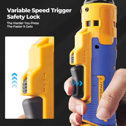 Ratchet Wrench Compatible With Dewalt 20V MAX Battery(No Battery) 3/8 Cordless Ratchet Wrench with 7CS Sockets.1/4 Adapter.3 Extension Bar