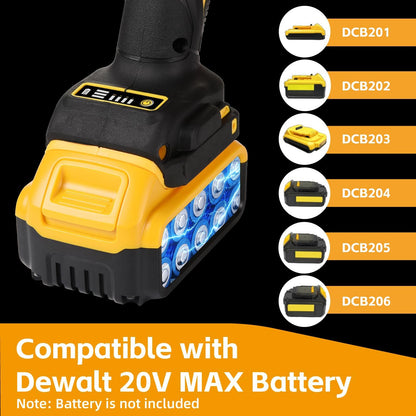 Angle Grinder Compatible with Dewalt 20V Max Battery(NO Battery) Cordless Angle Grinder.4-1/2 Blades Brushless Grinder for Cutting. Griding. Polishing(10000RPM) Battery Powered Angle Grinder