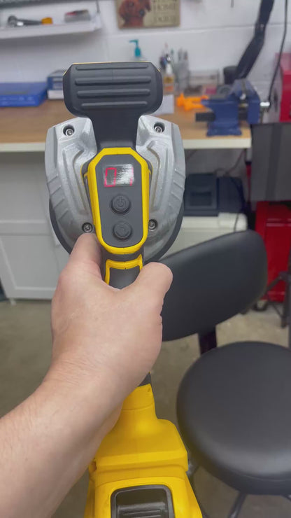 Tile Vibration Tool Compatible with Dewalt 20V Max Battery(No Battery) Tile Vibration Leveling Machine with 8 Level.Digital Display.Suction Cup & & Lock Design for Floor/Tile/Wall