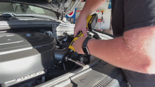 3/8 Cordless Ratchet Wrench Compatible With Dewalt 20V MAX Battery(No Battery) 74Ft-Lbs Brushless Ratchet Wrench with 7CS Sockets.1/4 Adapter.3 Extension Bar