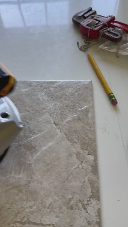 Tile Vibration Tool Compatible with Dewalt 20V Max Battery(No Battery) Tile Vibration Leveling Machine with 8 Level.Digital Display.Suction Cup & & Lock Design for Floor/Tile/Wall