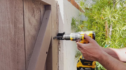 Cordless Hammer Drill Compatible with Dewalt 20V Max Battery(No Battery) Electric Drill with Brushless Motor. 1/2 Keyless Metal Chuck.4pcs Bit for Drilling Brick Wall. Metal. Wood. Screws
